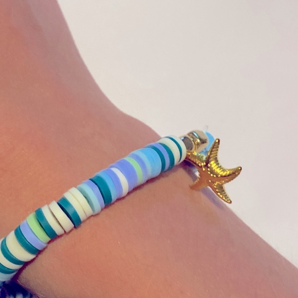 Hand Crafted Bracelet Starfish Charm - Picture 3 of 4